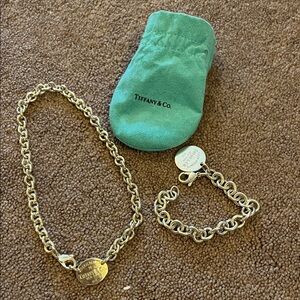 Tiffany & Co. Gold Necklace and Bracelet Set